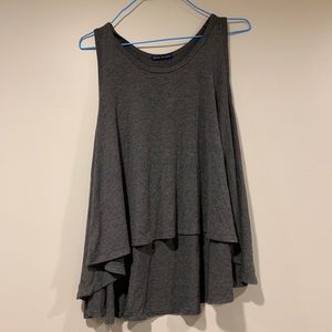 Grey Flowy tank